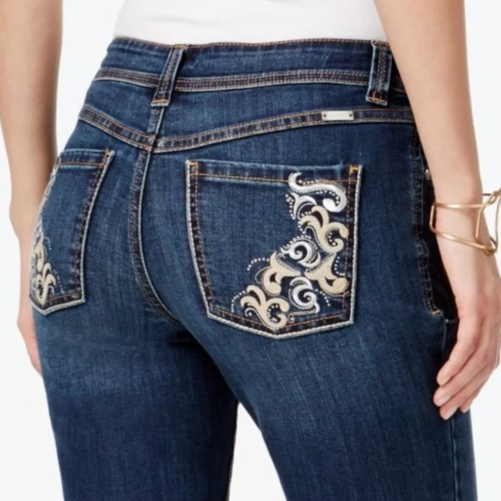 INC International Concept Women's Capri Cropped Jeans Size 8 NWT